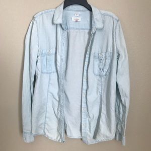 Light Wash Denim Shirt